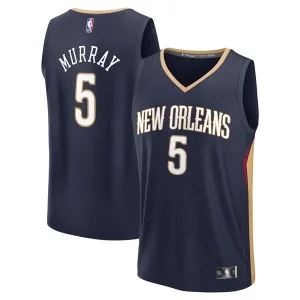 Dejounte Murray New Orleans Pelicans Youth Fast Break Replica Unique Player Jersey Icon Edition Navy