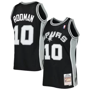 Dennis Rodman San Antonio Spurs 2001/02 Hardwood Classics Swingman Sophistiqué Jersey Black