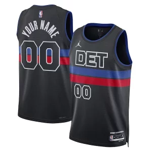 Detroit Pistons Jordan Brand Premium Unisex 2022/23 Swingman Custom Jersey Statement Edition Blue