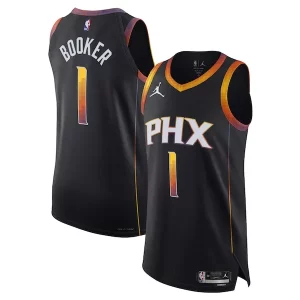 Devin Booker Phoenix Suns Admirable Jordan Brand Authentic Player Jersey Statement Edition Black