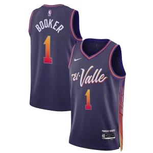 Devin Booker Phoenix Suns Nike Unisex 2023/24 Swingman Jersey Purple City Edition Classique