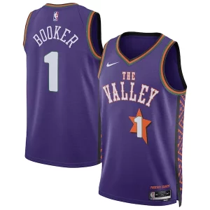 Devin Booker Phoenix Suns Vibrant Nike Unisex 2024/25 Swingman Player Jersey City Edition Purple