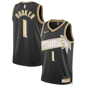 Devin Booker Phoenix Suns Nike Unisex Select Series Swingman Jersey聽鈥?Black Luxueux