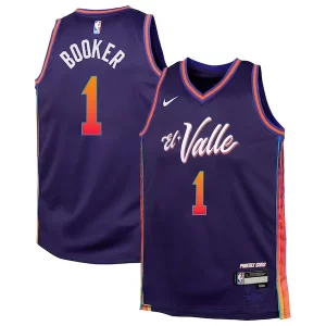 Devin Booker Phoenix Suns Nike Youth Splendide Swingman Replica Jersey City Edition Purple