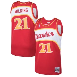 Dominique Wilkins Atlanta Hawks 1986/87 Hardwood Admirable Classics Swingman Jersey Red