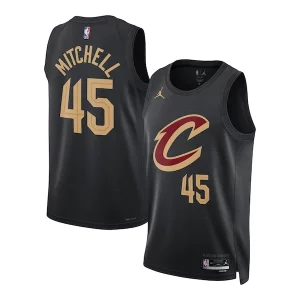 Donovan Mitchell Cleveland Cavaliers Jordan Brand Unisex Swingman Jersey Statement Edition Black Collectible