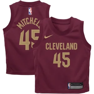 Donovan Mitchell Cleveland Cavaliers Nike Toddler Swingman Player Unique Jersey Icon Edition Wine
