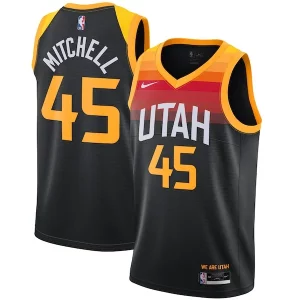 Donovan Mitchell Stylish Utah Jazz Nike 2021/22 Swingman Player Jersey Black City Edition
