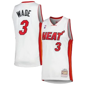 Dwyane Wade Miami Heat 2001/02 Gracieux Hardwood Classics Swingman Jersey White