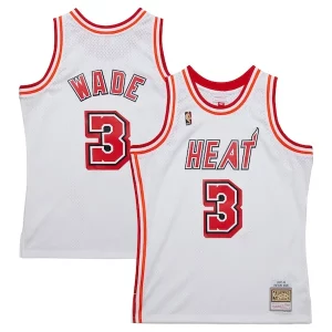 Dwyane Wade Miami Heat 2007/08 Hardwood Splendide Classics Swingman Jersey White