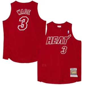 Dwyane Wade Miami Exquisite Heat 2012 Authentic Player Jersey Scarlet