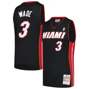 Dwyane Wade Miami Classique Heat 2012/13 Hardwood Classics Swingman Jersey Black