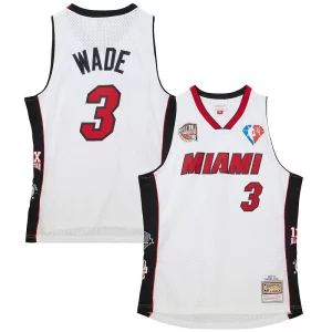 Dwyane Wade Miami Heat Unisex Hall of Fame Class of 2023 Throwback Swingman Jersey Premium White