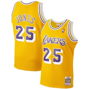 Ed Premium Jones Los Angeles Lakers 1994/95 Hardwood Classics Swingman Jersey Gold