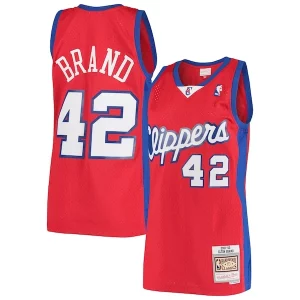Elton Brand LA Clippers Authentique Hardwood Classics Swingman Jersey Red