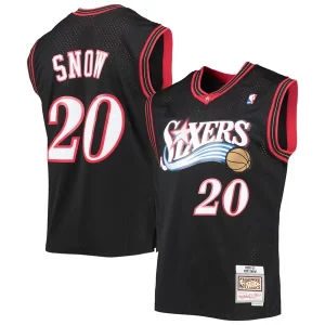 Eric Snow Philadelphia 76ers 2000/01 Hardwood Splendide Classics Swingman Jersey Black
