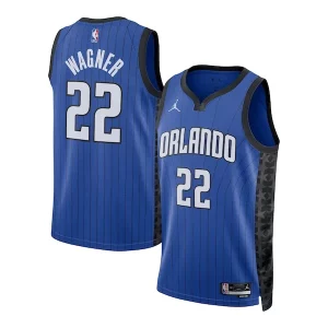 Franz Wagner Orlando Magic Jordan Brand Unisex Swingman Jersey Statement Éclatant Edition Blue