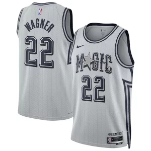 Franz Wagner Orlando Magic Élégant Nike Unisex 2024/25 Swingman Player Jersey City Edition Silver