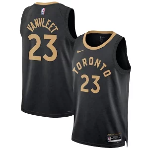 Fred VanVleet Toronto Raptors Nike Unisex 2022/23 Swingman Jersey City Sophistiqué Edition Black