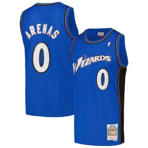 Gilbert Exquisite Arenas Washington Wizards 2004/05 Hardwood Classics Swingman Jersey Blue