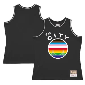 Golden State Refiné Warriors Hardwood Classic Pride Jersey Black