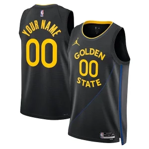 Golden State Warriors Exquisite Jordan Brand Unisex 2024/25 Custom Swingman Jersey Statement Edition Black