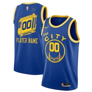 Golden State Warriors Nike 2020/21 Hardwood Classics Swingman Custom Vibrant Jersey Blue