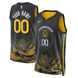 Golden State Warriors Nike Unisex 2022/23 Swingman Custom Jersey City Edition Distingué Black
