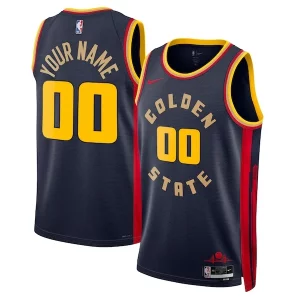 Golden State Warriors Nike Unisex 2024/25 Dashing Custom Swingman Jersey City Edition Navy