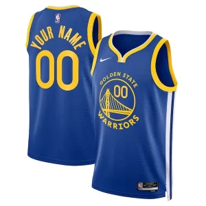 Golden Splendide State Warriors Nike Unisex Swingman Custom Jersey Royal Icon Edition