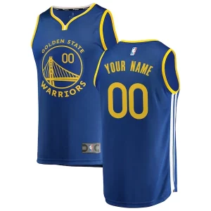 Golden State Warriors Splendide Youth 2019/20 Fast Break Custom Replica Jersey Royal Icon Edition