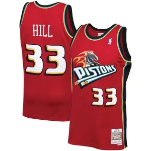 Grant Hill Detroit Pistons 1999/00 Hardwood Classics Swingman Jersey Red Stylish