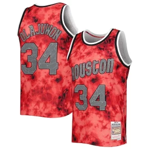 Hakeem Olajuwon Houston Rockets Prime 1993/94 Galaxy Swingman Jersey Red