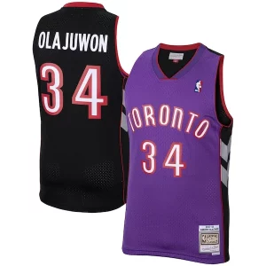 Hakeem Olajuwon Toronto Raptors 2001/02 Hardwood Classics Swingman Jersey Purple Uniques