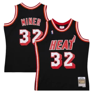Harold Miner Miami Heat 1992/93 Hardwood Classics Swingman Throwback Bold Jersey Black