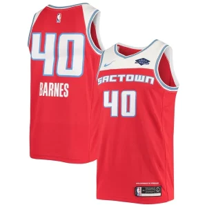 Harrison Barnes Sacramento Kings Nike Swingman Jersey Éclatant Red