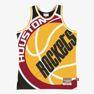 Houston Rockets Hardwood Classics Haut de gamme Blown Out Fashion Jersey Black
