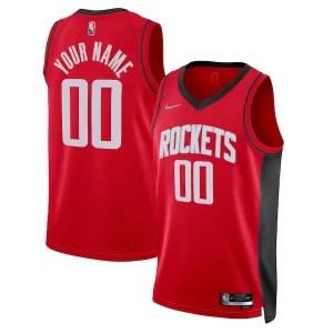 Houston Rockets Nike 2021/22 Diamond Swingman Custom Confortable Jersey Icon Edition Red
