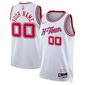 Houston Rockets Nike Unisex 2023/24 Refiné Custom Swingman Jersey White City Edition