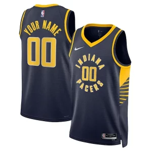 Indiana Pacers Nike Unisex 2022/23 Swingman Custom Jersey Navy Icon Gracieux Edition