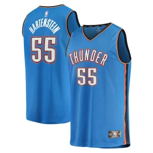 Isaiah Hartenstein Oklahoma City Thunder Youth Fast Break Replica Player Unique Jersey Icon Edition Blue