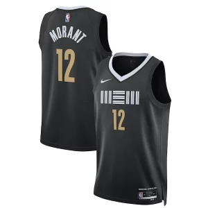 Ja Morant Memphis Grizzlies Nike Vibrant Unisex 2023/24 Swingman Jersey Black City Edition