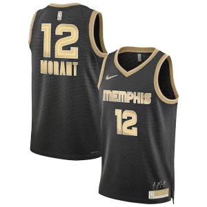 Ja Morant Memphis Exceptionnel Grizzlies Nike Unisex Select Series Swingman Jersey聽鈥?Black