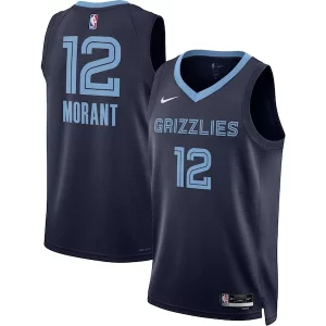 Ja Morant Memphis Grizzlies Nike Unisex Swingman Captivant Jersey Icon Edition Navy/White