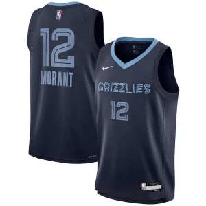 Ja Morant Memphis Grizzlies Nike Youth Collectible Swingman Jersey Icon Edition Navy