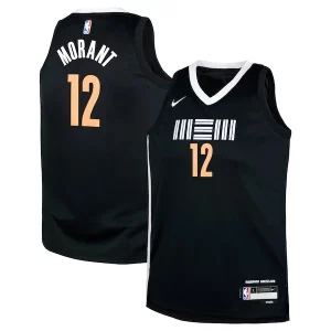 Ja Morant Memphis Grizzlies Moderne Nike Youth Swingman Replica Jersey City Edition Black