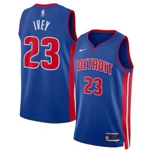 Jaden Ivey Detroit Pistons Nike Unisex 2022 Unique NBA Draft First Round Pick Swingman Jersey Icon Edition Blue