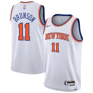 Jalen Brunson New York Knicks Nike Youth Association Swingman Jersey Unique White