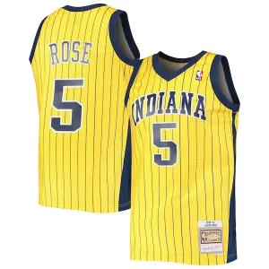 Jalen Authentique Rose Indiana Pacers 1999/00 Hardwood Classics Swingman Jersey Gold