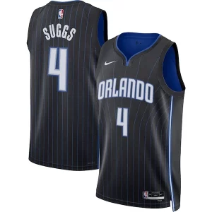 Jalen Suggs Orlando Magic Nike Unisex Swingman Jersey Icon Edition Black/White Distingué